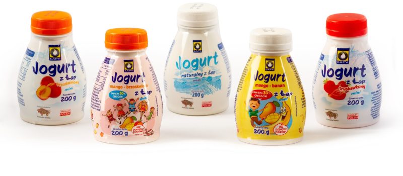 Linia jogurtów wysokobiałkowych i dzieciom – Spółdzielnia Mleczarska w Łapach